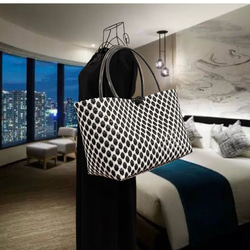 ppバンドの プラカゴバッグ  大きめサイズ  丈夫で長持ち 雨でも平気な撥水素材   L~レジャーサイズ 4枚目の画像