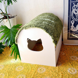 猫トイレカバー兼用ベッド「Mof Dock」モフドック 4枚目の画像
