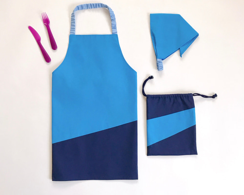 まりteamABC 　エプロン 2点セット まりteamABC エプロン 2点セット まりteamABC エプロン 2点