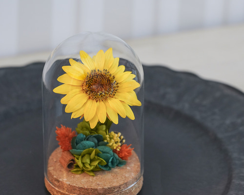 ドライフラワー 小さなひまわり fee21a4785a527a7a47479786de942