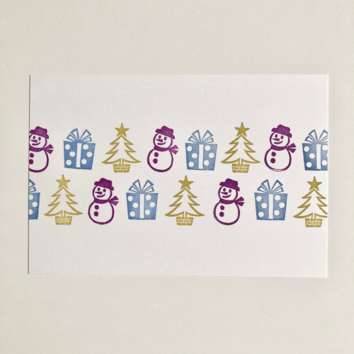 消しゴムはんこ No.9 小さなクリスマスセット