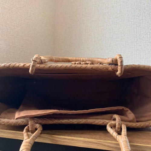 山葡萄 山葡萄籠バッグ 手作り 山葡萄かごバッグ 網代編み 細ひご 内布  