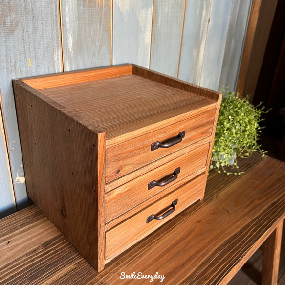 木製　レターケース　書類ケース　アクセサリー収納　小物収納 11枚目の画像