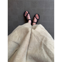 RATA❤️以輪廓為傲❤️寬鬆舒適的棉麻褲，適合S到L碼❤️時尚休閒 第4張的照片