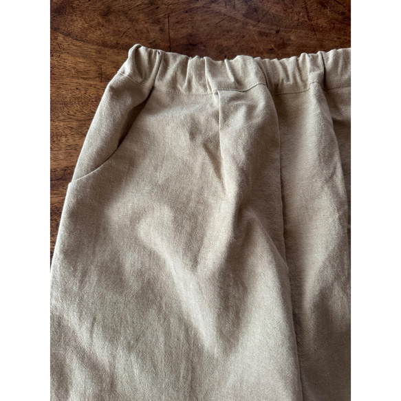 RATA❤️以輪廓為傲❤️寬鬆舒適的棉麻褲，適合S到L碼❤️時尚休閒 第2張的照片