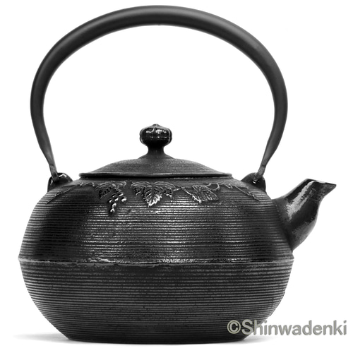 鉄瓶 2L 南部鉄瓶 南部鉄器 達磨形鉄瓶 ひびき 2L - ショップ 南部鉄器 鉄瓶の専門