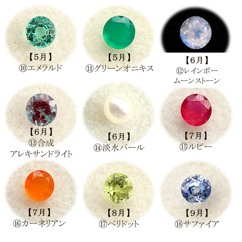 天然石・誕生石】幸せを引きよせる光＊小さなお守りネックレス（1粒