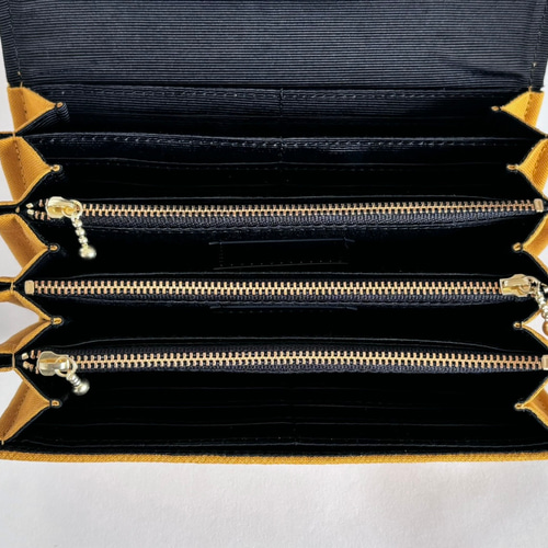 ハンドメイド 長財布 お財布バッグ やりくり財布 大容量