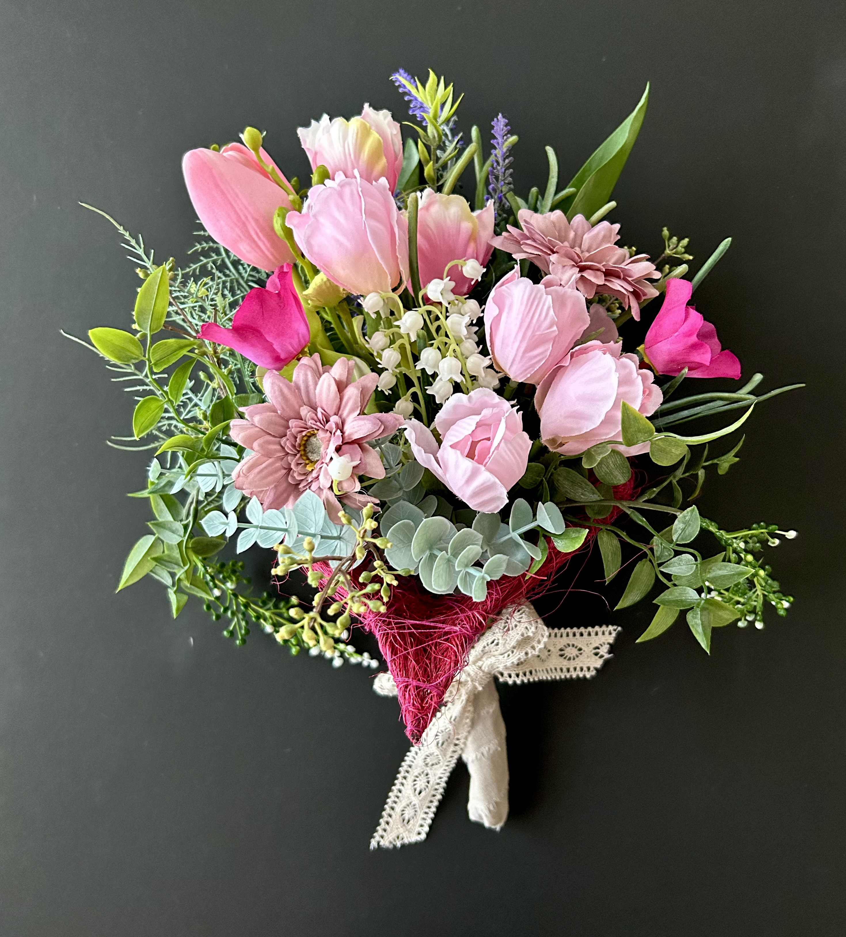 花　アートフラワー　ブーケ　オーニソガラム　チューリップ　プレゼント　造花 花 アートフラワー ブーケ オーニソガラム チューリップ プレゼント 造花