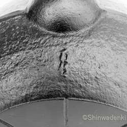 南部鐵器 鐵瓶 鐵壺 圓形南部模子1.2L 日本製 第8張的照片