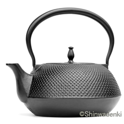 Nanbu Tekki 南部鐵器 鐵瓶 鐵壺 平形Arale（黑色）1.6L 第13張的照片