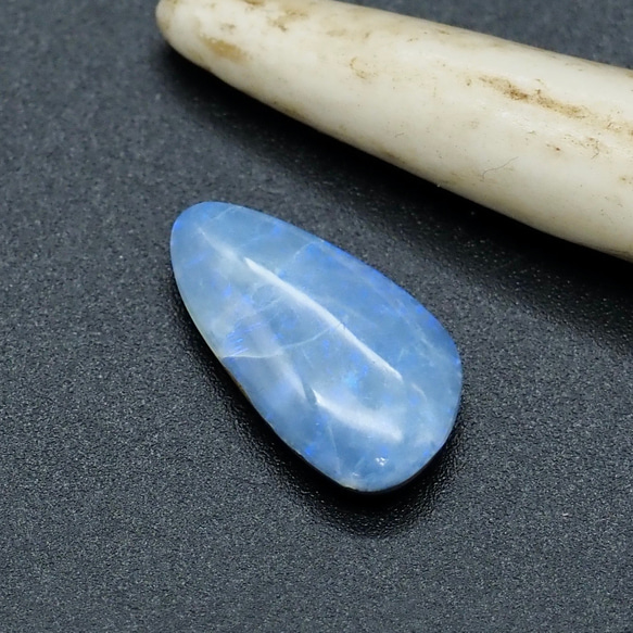 3,59ct Blue Opal オーストラリア産 ブルーオパール ルース OP-02 天然石 素材 ボルダーオパール 4枚目の画像
