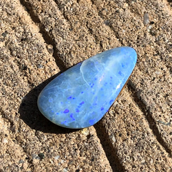 3,59ct Blue Opal オーストラリア産 ブルーオパール ルース OP-02 天然石 素材 ボルダーオパール 6枚目の画像