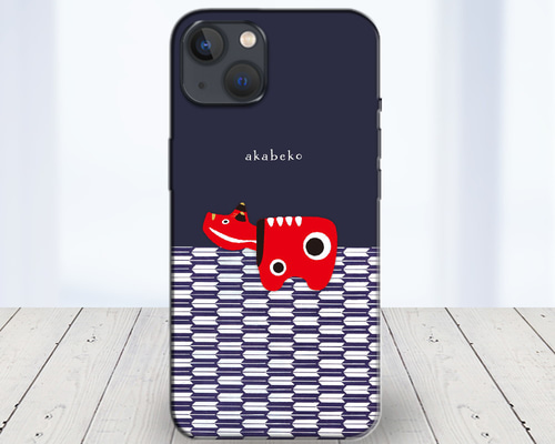 【新品】DEMIU スマホケース クロコ型ワインレッド iPhone14/16e POCHE FLAT CROCO iPhone14 ( iPhone17e ・16e )