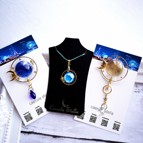 惑星ムーンのポニーフック 】 レジン 宇宙 ヘアアクセサリー 月 星