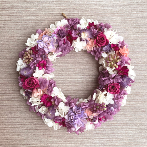 melody♪2点♡母の日の贈り物＆癒しのラベンダー♡フラワーリース♡造花 melody♪様専用2点♡母の日の贈り物＆癒しのラベンダー