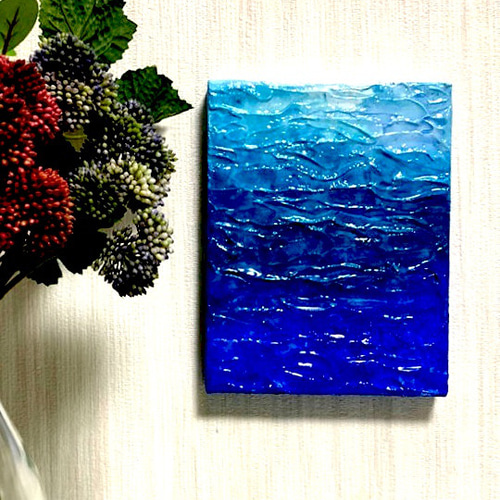原画 「Under water F0-0731」F0サイズ 海の中の絵、一点物です 原画 「Under water F0-0731」F0サイズ 海の中の絵、一点物です