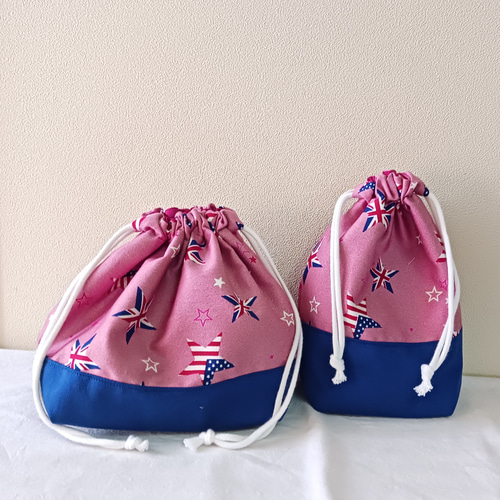 カラフル☆ハシビロコウ ランチョンマット お弁当袋 コップ袋 ハンドメイド カラフル☆ハシビロコウ ランチョンマット お弁当袋 コップ袋
