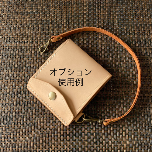 右開口 ｶｰﾄﾞﾎﾟｹｯﾄ1 】薄型シンプル札ばさみ MC-20 マネークリップ ヌメ