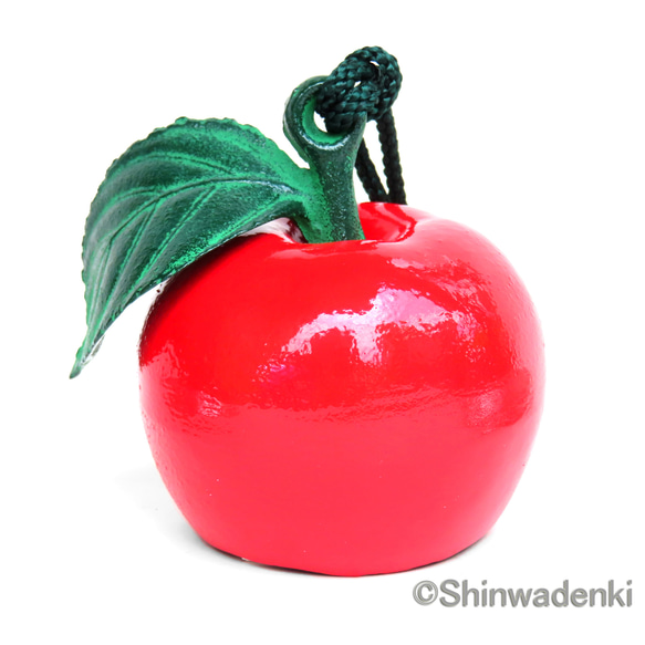 南部鐵器 果形風鈴 蘋果 日本製 第3張的照片