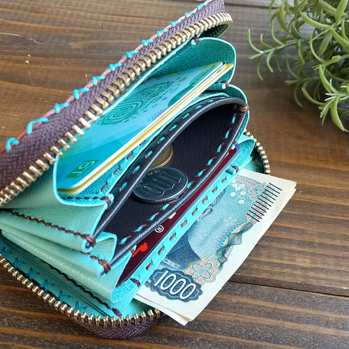 FRUTTI DI BOSCO二つ折り財布チョコミント FRUTTI DI BOSCO 財布 チョコミント FRUTTI DI BOSCO（フルッティ ディ