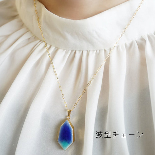 九谷焼〉海の結晶・ネックレス ネックレス・ペンダント TOWANY 