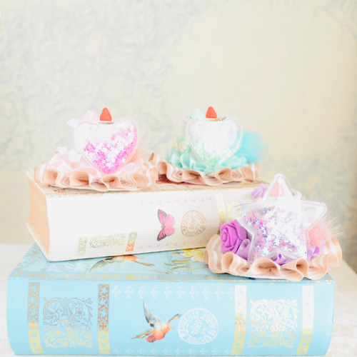 ヘアアクセサリー（いちごケーキなミニハット） ヘッドドレス