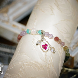 【ミニチャーム・聖心（銀）】ブレスレットチャーム、携帯ストラップ、ペンダントトップ等に 1枚目の画像