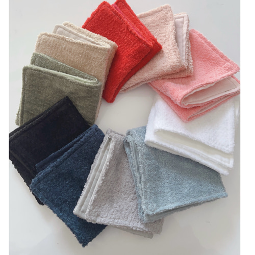 ◇matibari◇約18cm角◇ガーゼ＆タオル地ハンカチ◇ティッシュ◇泉州