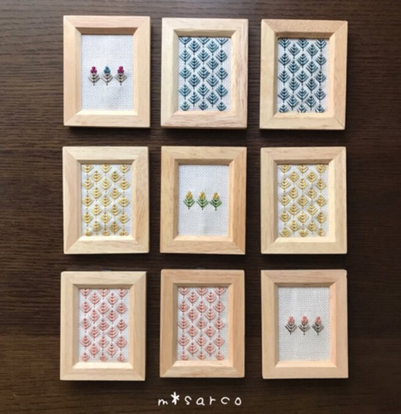 2025年春の 欧風刺繡（壁飾り・6枚組） その他