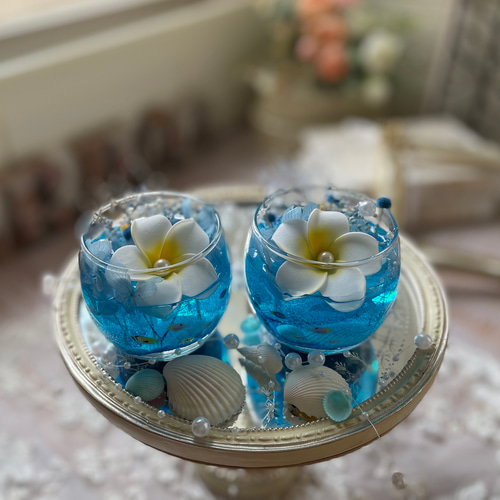 aroma gel wax cup (プルメリア) その他インテリア雑貨 AZRIMO
