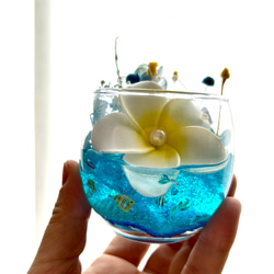 aroma gel wax cup (プルメリア) 8枚目の画像