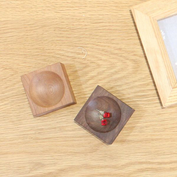【送料無料】アクセサリー トレー しかく 小物入れ キートレー 四角 木製 インテリア雑貨 韓国インテリア 洗面所 収納 10枚目の画像