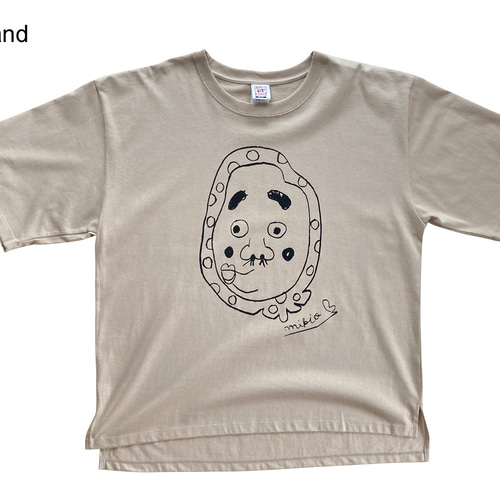 tシャツ ビッグシルエットT-shirt レディース AS KNOW tシャツ フラワー刺繍重ねロゴプリント ビッグ