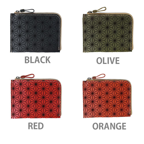 ☆note21さま専用です☆Sサイズ　黒メッシュ柄レザー Wallet COMME des GARCONS クラシックレザーライン（L字） [8Z