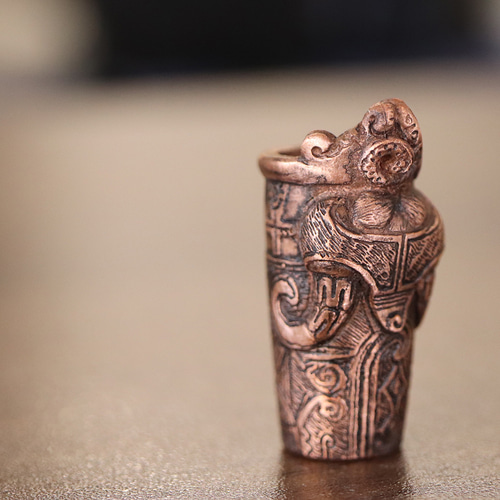 縄文土器オブジェ（神像筒形土器/ 659-316） その他アクセサリー