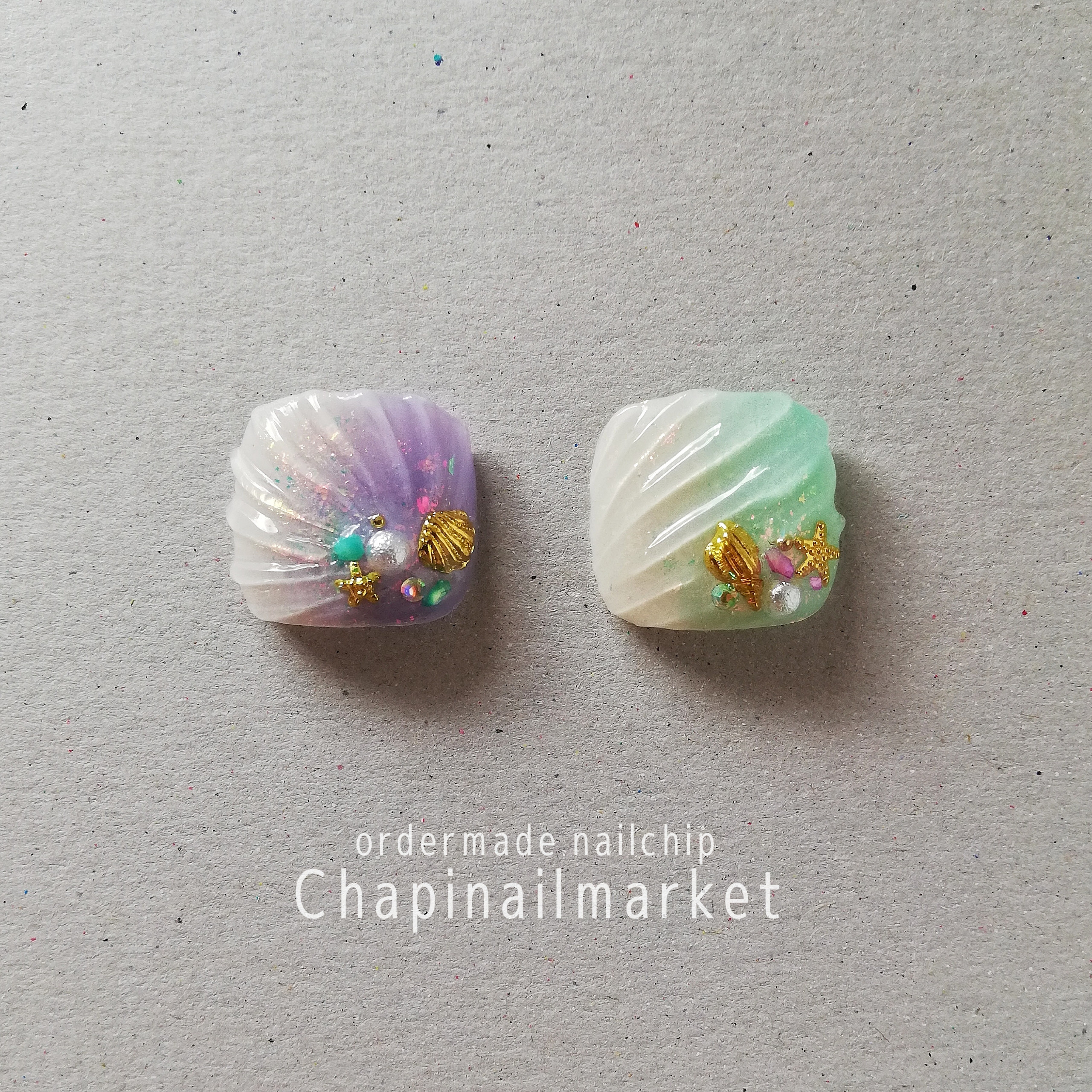 LABUBU POPMART ネイルチップきらきら ラブブ フットネイル