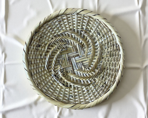 2枚セット】蕎麦ざる 竹ざる 蕎麦皿 手作りそばざる 直径約21cm