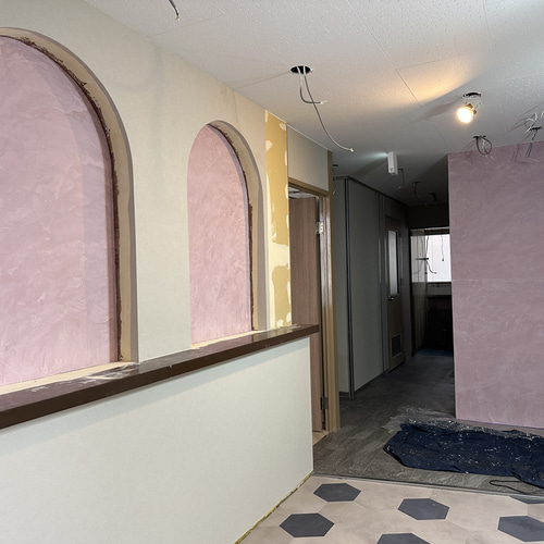 モルタル造形・エイジング塗装・特殊塗装・アクセントウォール