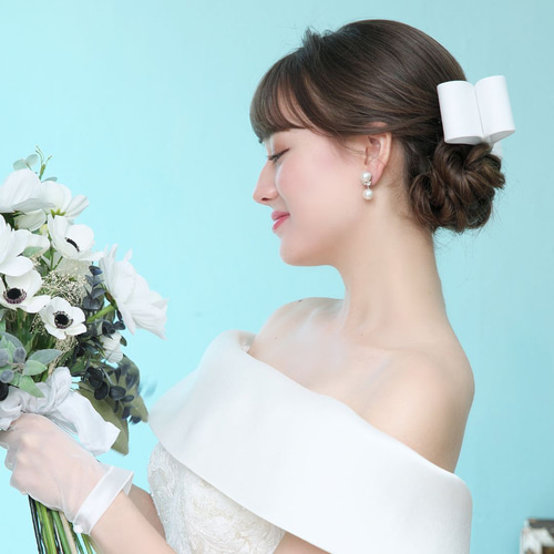 リボンボンネ【楚々(そそ)】H-112|花嫁 ウエディング 結婚式
