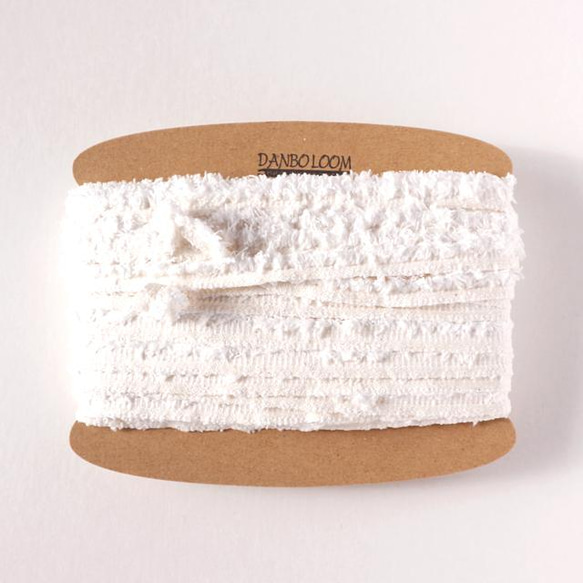 【デニムの耳】細　ホワイト 1枚目の画像