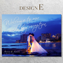 全15種 ウェルカムボード 写真入れデザイン【完成データプレゼント】 6枚目の画像