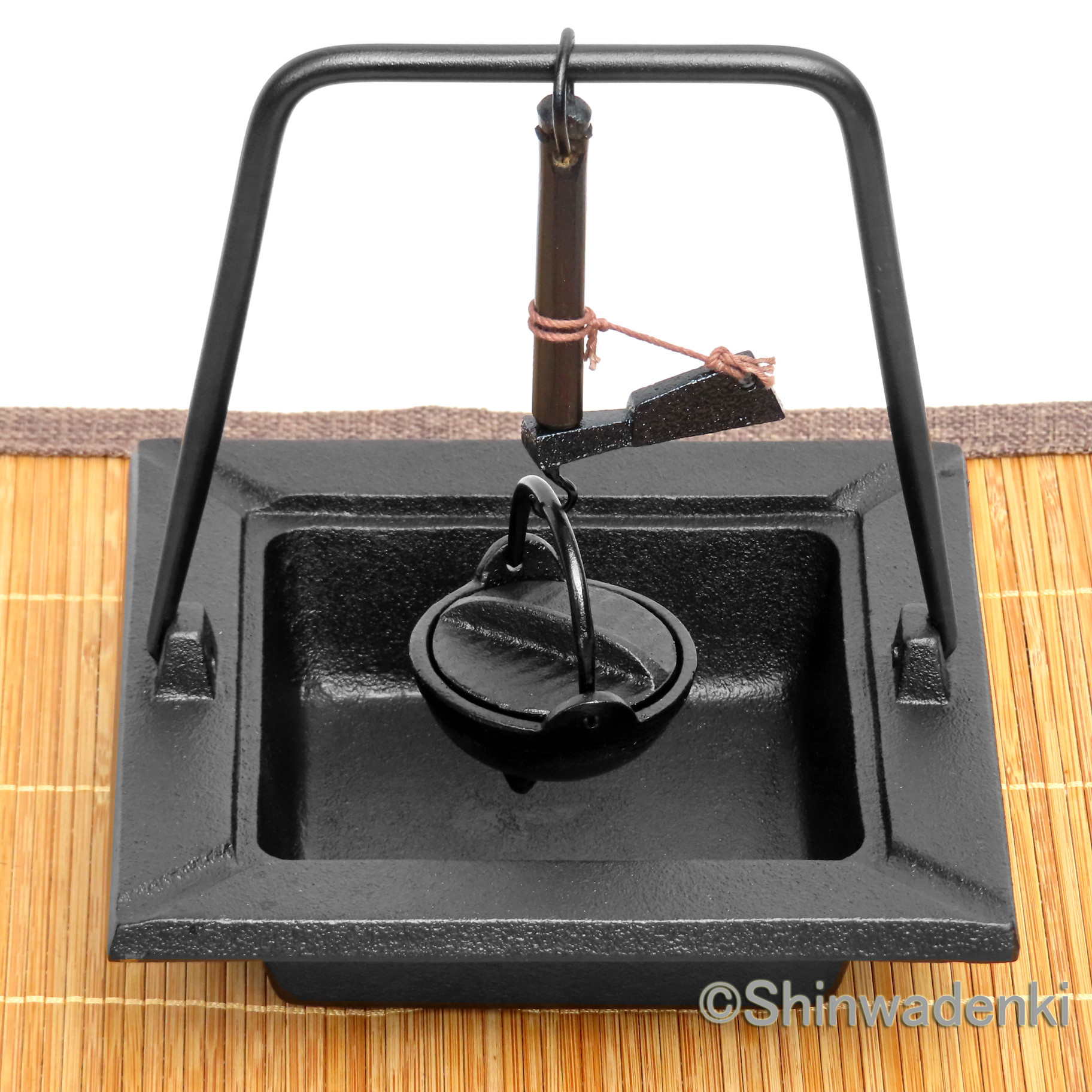 優れた品質 南部鉄器 囲炉裏 自在鉤 アンティーク雑貨