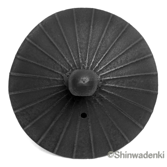 南部鉄器 鉄瓶 胡桃0.8L 内面素焼き・酸化被膜仕上 日本製 ガス対応 5枚目の画像