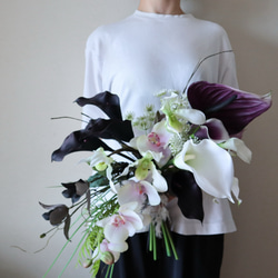 優しいお色見の胡蝶蘭ブーケ♡ 9b7d21440265871d5dfad89e6d57f6