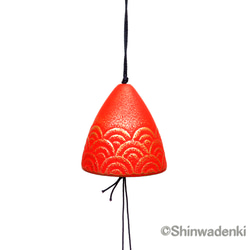 南部鉄器 風鈴 金魚（金/赤） 日本製 3枚目の画像