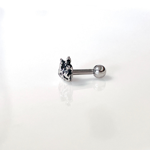 心臓 ハート 臓器ピアス ボディピアス 14G 16G 18G アンティーク