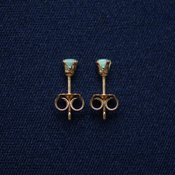 14KGF Pierced earring with Opal 第9張的照片