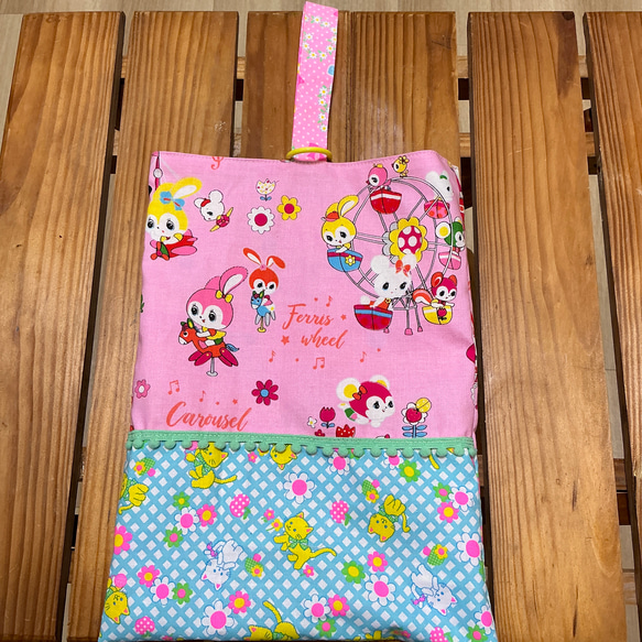 入園入学準備　ハニーチューン　ズック袋　シューズ袋　上履き入れ　女の子 入園入学準備 ズック袋 シューズ袋 女の子 上履き入れ ハニーチューン