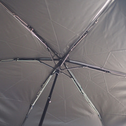 UVカット折りたたみ傘 スタンプ柄 紫外線99.9%カット 晴雨兼用 stamps 163412 日傘 雨傘 竹ハンドル 18枚目の画像